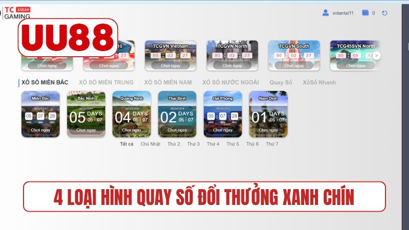 4 loại hình quay số đổi thưởng xanh chín